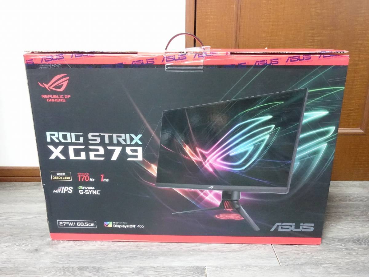 Yahoo!オークション - 【超美品】ASUS ゲーミングモニター ROG STRIX...