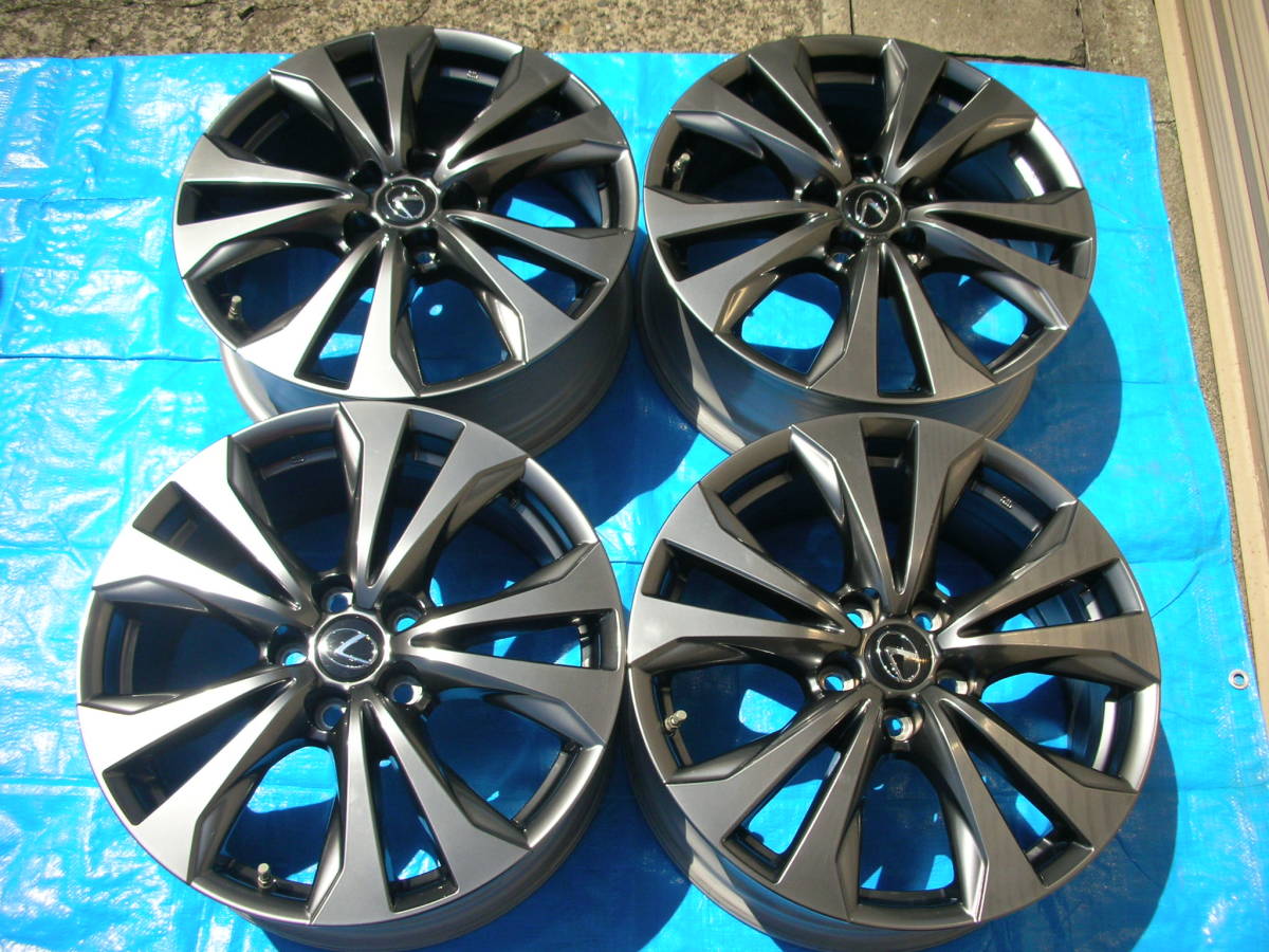 美品!!レクサスUX Fスポーツ純正 18×7+45 PCD114.3 4本 www.lram-fgr.ma