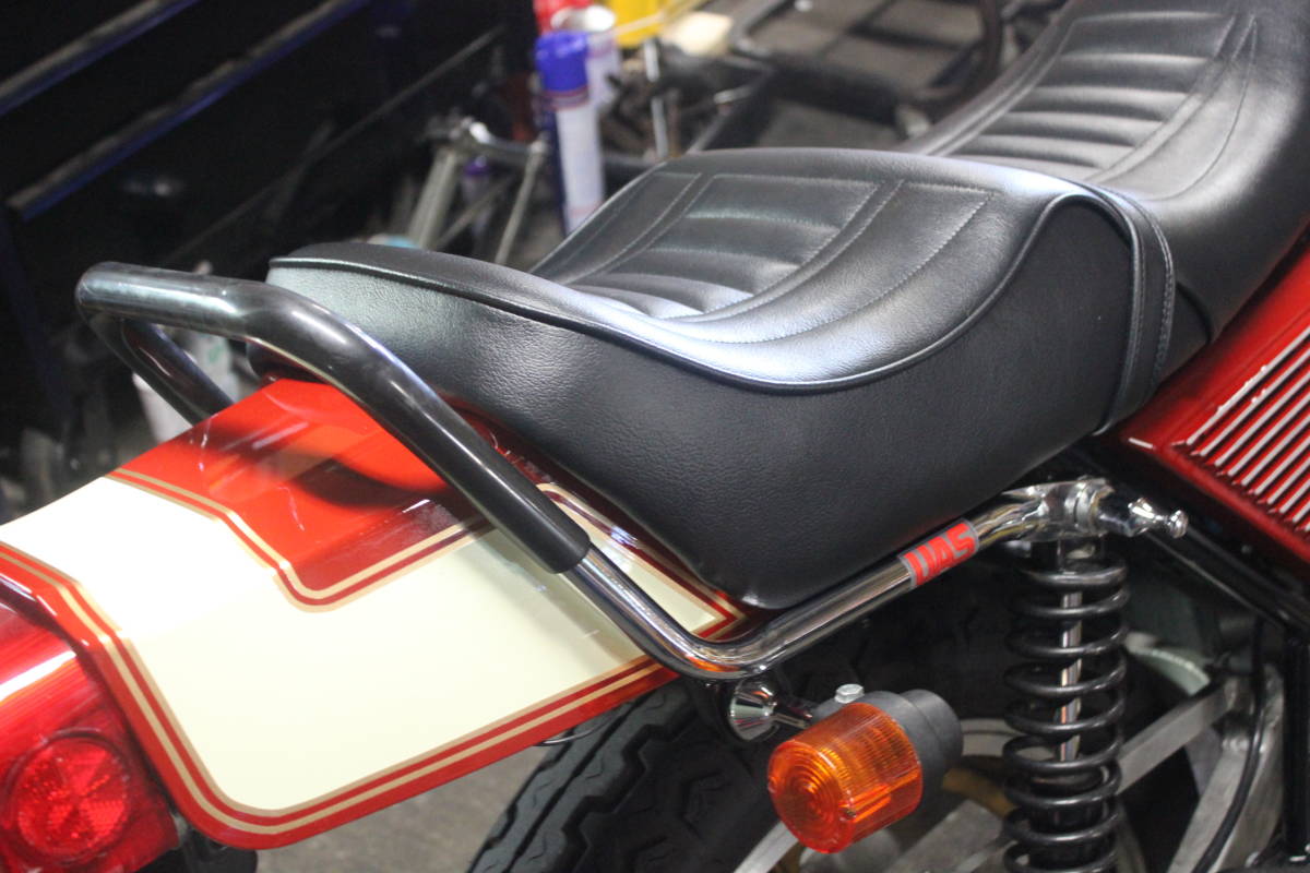 UAS Z400FX Z500FX Z550FX オリジナル ゴム巻きタンデムバー(カワサキ UAS Z400FX Z500FX Z550FX オリジナル ゴム巻きタンデムバー(カワサキ