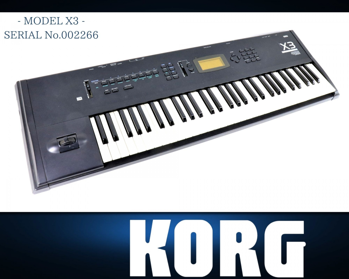 美品】 【動作OK】 KORG MODEL X3 コルグ シンセサイザー キーボード