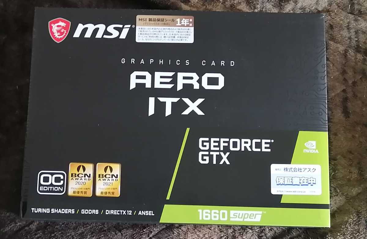GeForce GTX 1660 SUPER AERO ITX OC☆新品未使用品★送料無料 4