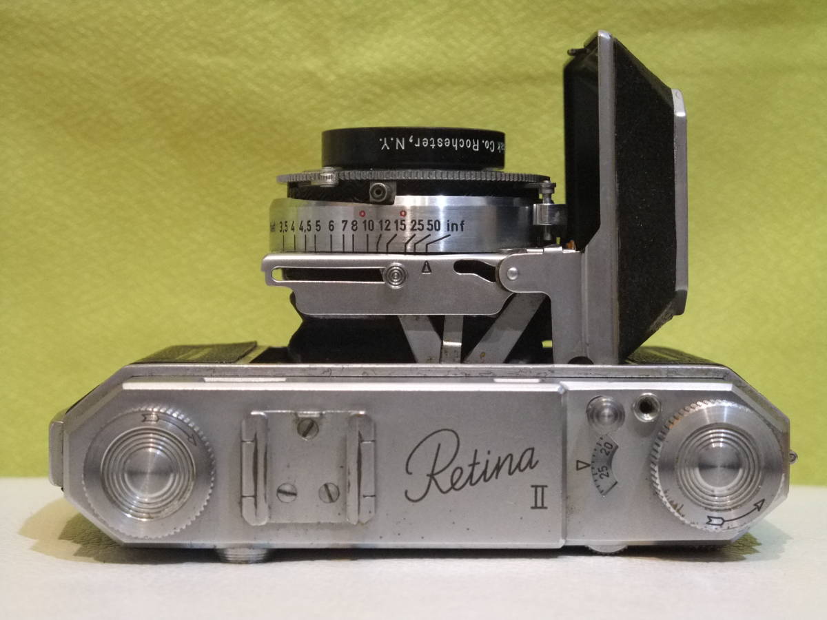 ●希少モデル コレクター防湿庫保管品 Kodak Retina II Ektar 47mm f2 コダック レチナ2 エクター●1B439_画像9