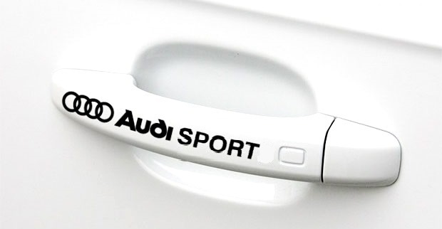 1送料込○○○○Ａｕｄｉ sports 赤ステッカー２点セット1101_イメージ画像