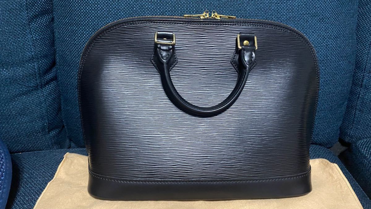 誠実】 ルイヴィトン アルマPM ハンドバッグ アルマエピ ノワール ...