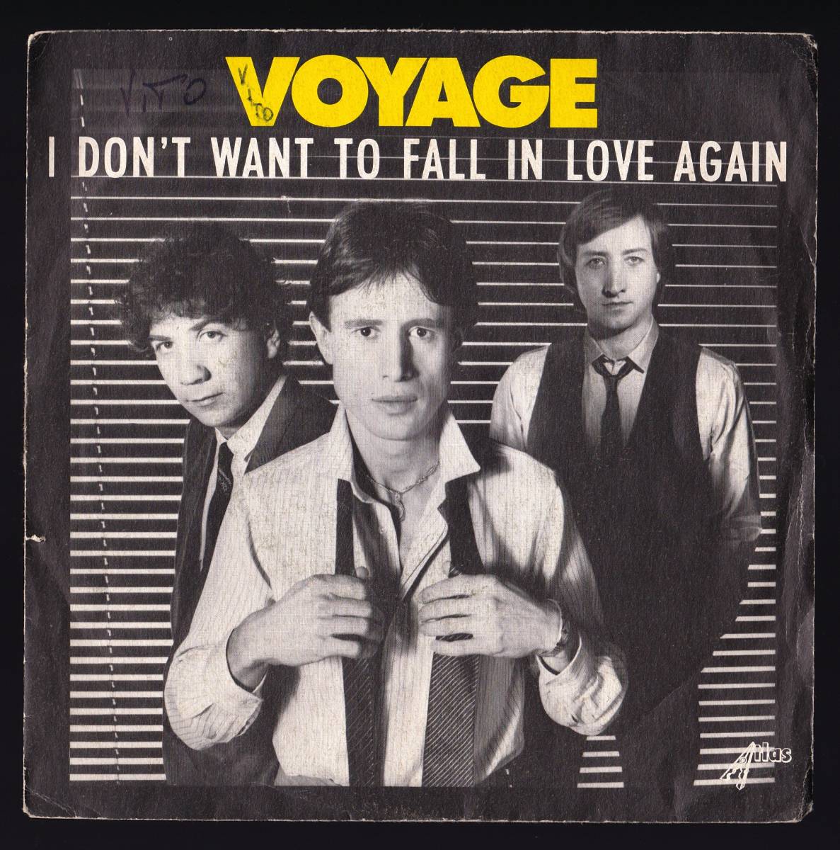 ダンクラ7inch・45★VOYAGE / I love you dancer / I don’t want to fall in love★イタリア盤・picture sleeve・Atlas★_画像1