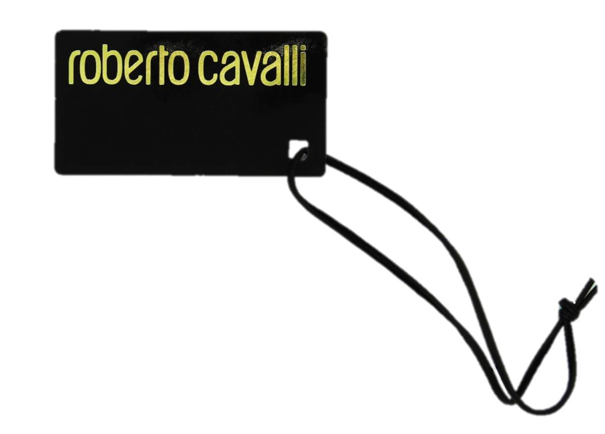 330 新品【Roberto Cavalli ロベルトカヴァリ】イタリア製 シルク100％ ダークブルー フラワーアニマル柄 スカーフ ストール S5189972-2_画像10