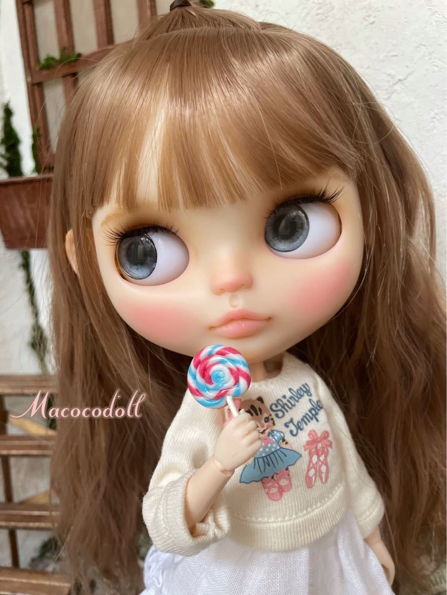 ☆Custom BLYTHE ☆ カスタムブライス.:*macocodoll.*オビツボディ