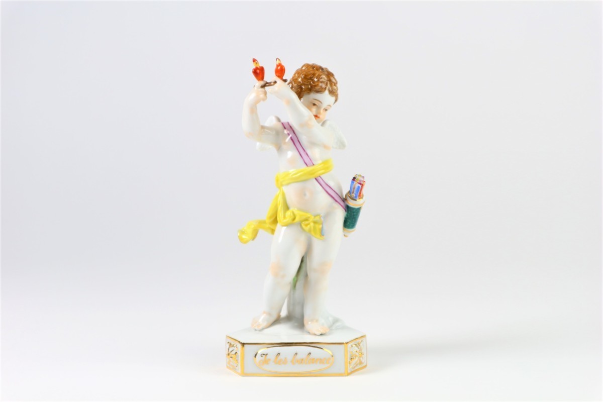 ホットプレート セール マイセン 「箴言の天使」 Meissen 60202 アシエによるモデル マイセン