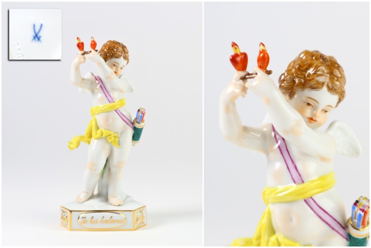 マイセン 「箴言の天使」 アシエによるモデル 60202 / Meissen フィギュリン 陶器人形_画像1