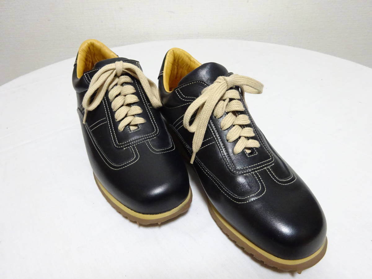 最安値安い ヤフオク! - Santoni サントーニ レザースニーカー