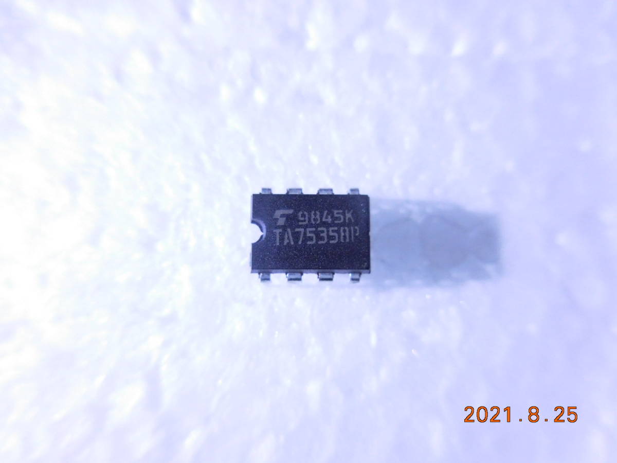 東芝　TA75358P ２回路オペアンプ DIP-8 10個1組 #254_画像1