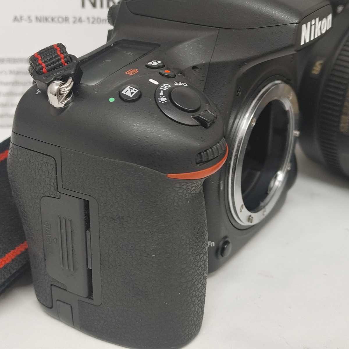 【ジャンク】Nikon ニコン D750 デジタル一眼レフカメラ ボディ/Nikon N AF-S NIKKOR 24-120mm 1.4 G ED レンズ_画像5