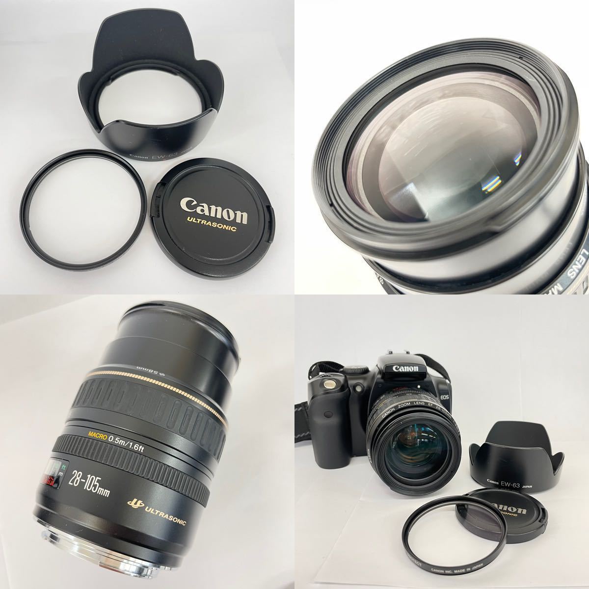 □10 まとめ売り Canon キャノンEOS 55 ボディ/CanonEOS kiss Digital/EF 28-105mm 1:3.5-4.5/Canon canonet junior/SE 40mm 1:2.8_画像8