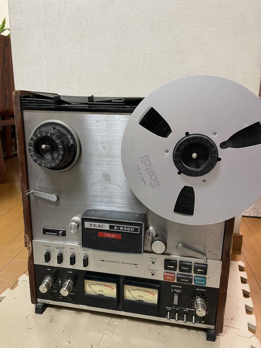 TEAC オープンリールデッキ A-6300 ジャンク_画像1