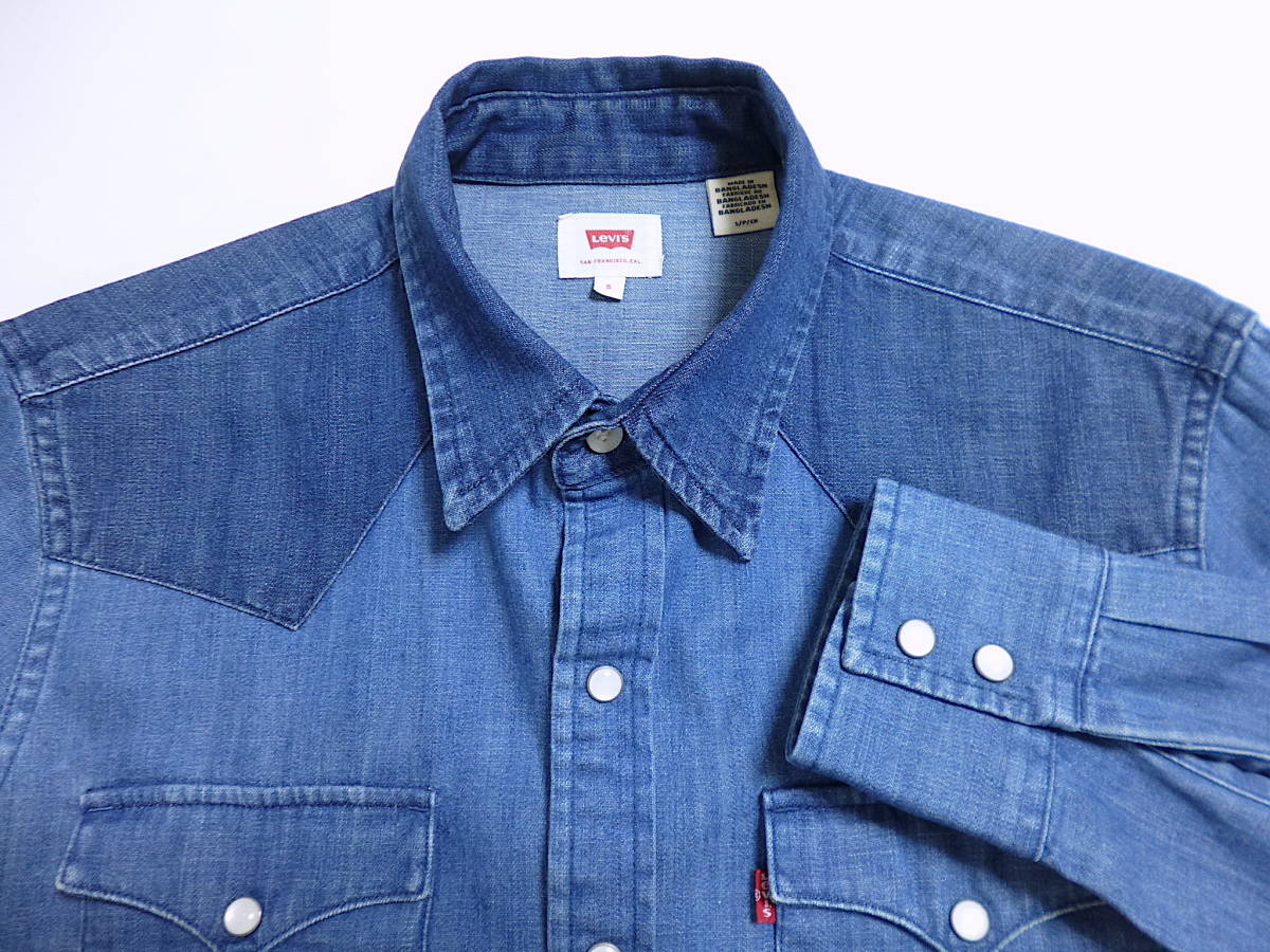 リーバイス ツートンカラー デニム ウエスタン シャツ / Levis WESTERN SHIRT_画像4