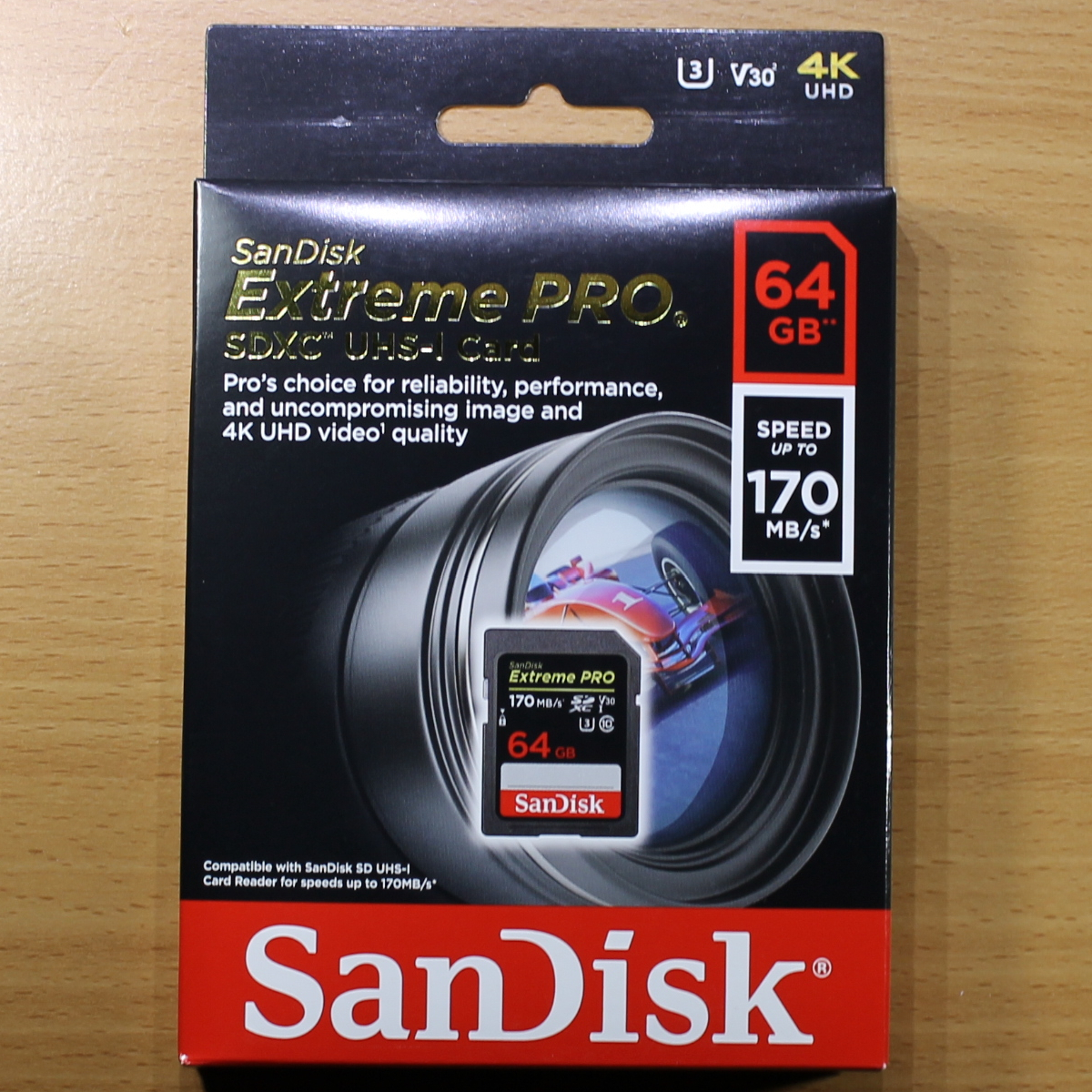 【ネコポス便】 SanDisk SDXCカード 64GB / Extreme Pro / UHS-1 U3対応 / 4Kビデオ対応
