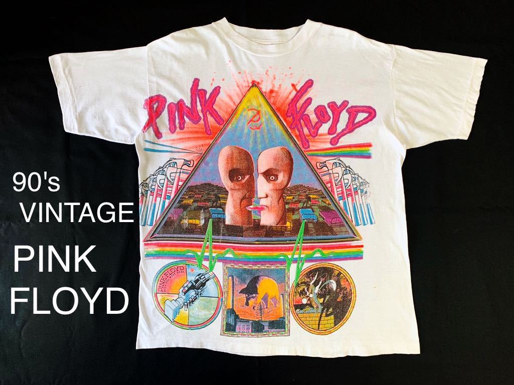 新品超歓迎 両面 Pink Floyd ピンクフロイド ツアー Tシャツ 2Vj0C