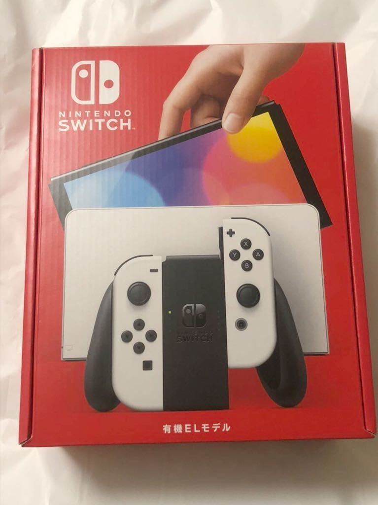 送料無料 新品 店舗印あり 未開封 Nintendo Switch 有機EL モデル Joy