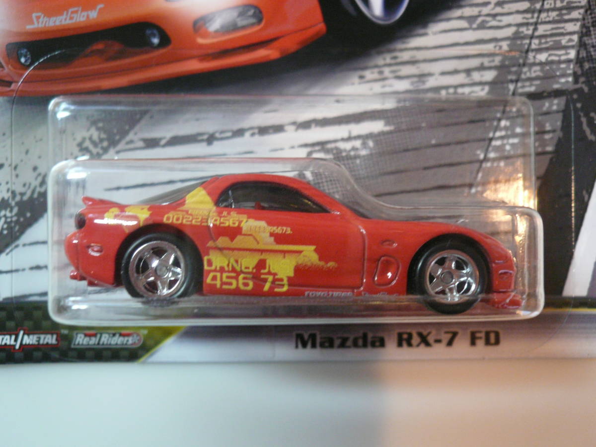 即決 Hot Wheels(ホットウィール)Premium(プレミアム)FAST＆FURIOUS/Mazda(マツダ) RX-7 FD3S 新品 ワイルド・スピード_画像3