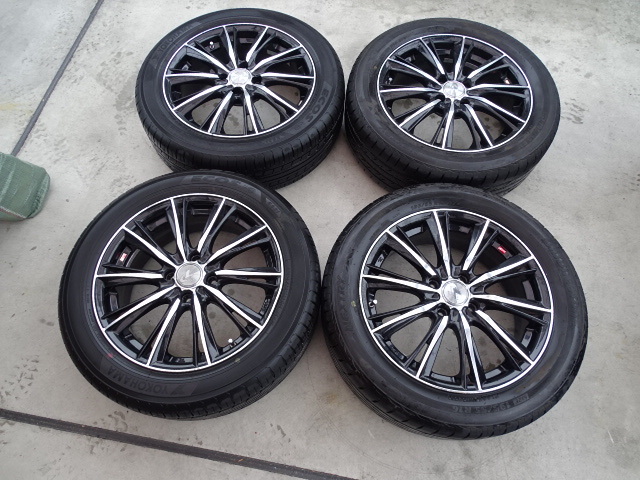 1000円~16インチブラポリアルミ 195/55R16 PCD100 4穴+42 フィット