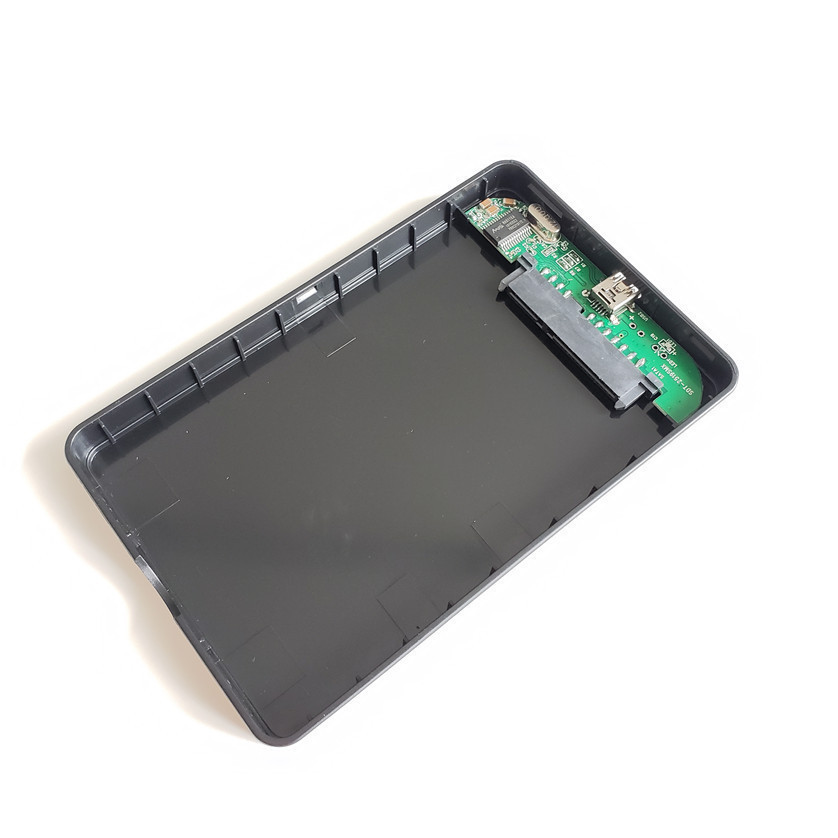 【ブラック】 化粧箱入り 2.5インチ HDD/SSD ケース USB接続 SATA ハードディスクケース 4TBまで 9.5mm/7mm厚両対応 工具不要_画像7