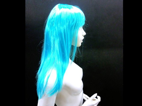  парик [25] длинный волосы - голубой модные аксессуары katsula волосы - аксессуары костюмированная игра вечеринка манекен ./21