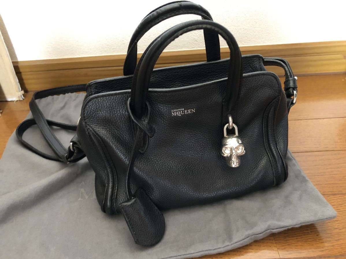 新品】Alexander McQueen スカル ショルダーバック ブラック eva.gov.co