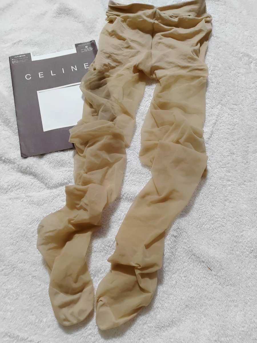 レナウン【CELINE】セリーヌ☆サポートパンティストッキング♪マチ付き