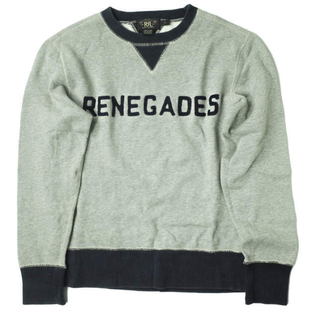 RRL ダブルアールエル DOUBLE V SWEAT SHIRTS - RENEGADES 両Vクルー