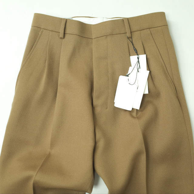 新品 AMI Alexandre Mattiussi アミ 19AW HIGH-WAISTED TROUSERS ハイ