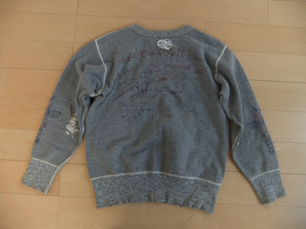 TOYO ENTERPRISE 東洋エンタープライズ WHITSVILLE SWEAT スウェット サイズS 100% COTTON AIR RESCUE SERVICE 霜降り_画像7