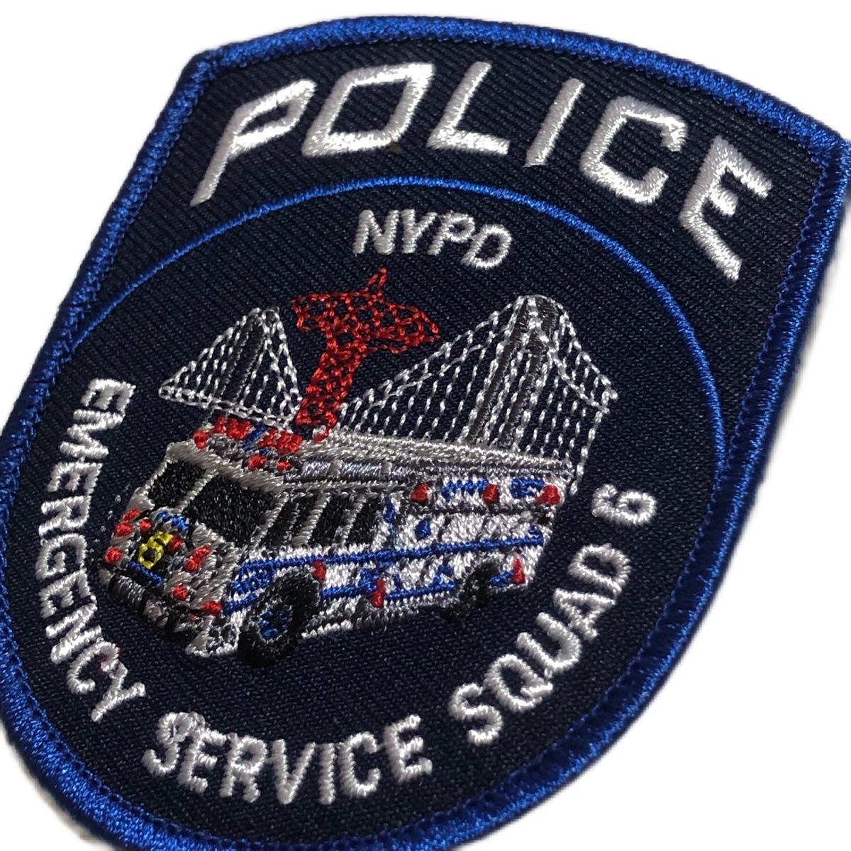 NYPD ニューヨーク市警　エマージェンシー・サービス・スクワッド　6 ワッペン_画像2