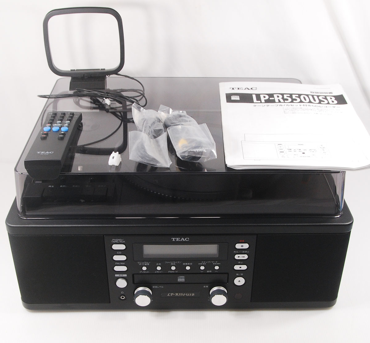 TEAC LP-R550USB 動作品 ターンテーブル カセット CDレコーダー