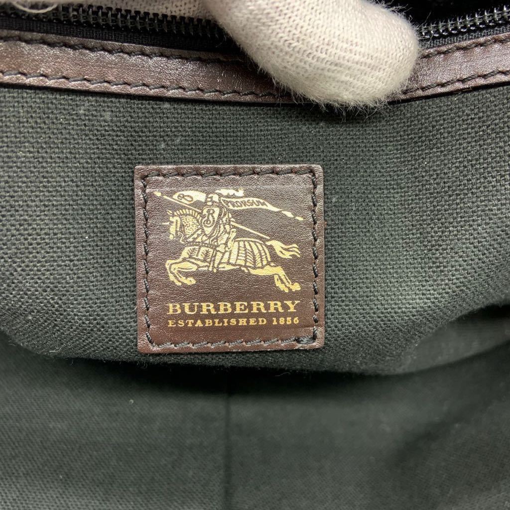 1円 【最高級の風格】 正規 Burberry バーバリー 2way ビジネスバッグ