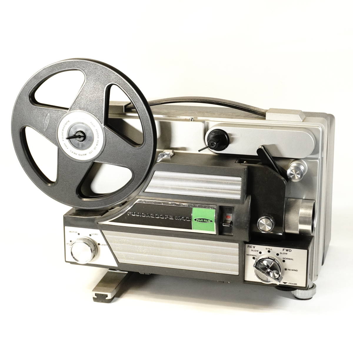 昭和ビンテージ FUJIFILM 富士フィルム FUJICASCOPE M40 フジカスコープ 8mm映写機 回転動作のみ稼働確認済み TKM