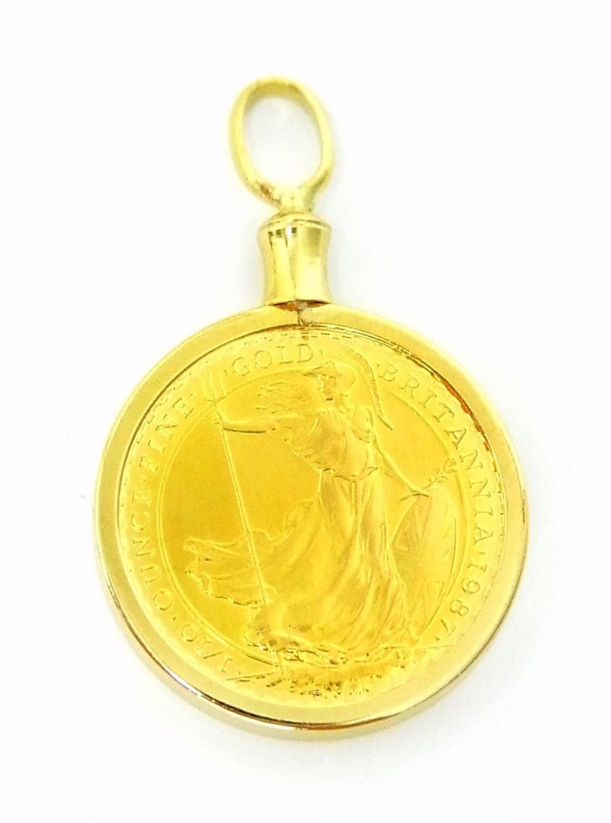 英国王立造幣局 ブリタニア 1/10oz金貨 22金コイン 18金製枠