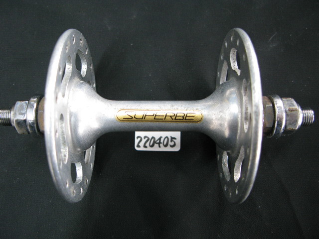 ラッピング無料】 ピスト・競輪/NJS認定【SUPERBE】フロントハブ100mm