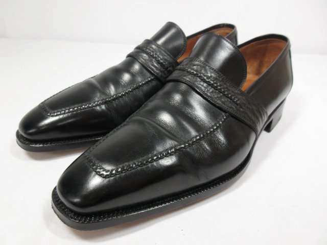 □超美品 【stefano Bemer ステファノベーメル】 2種類の革 レザー