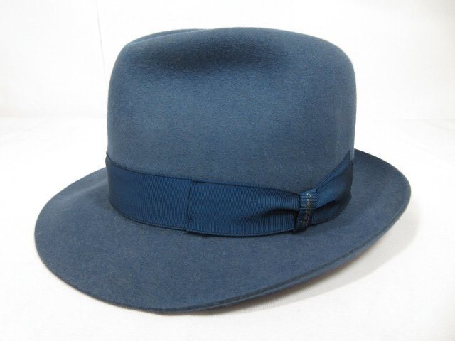 SALE/81%OFF】 極美品 Borsalino ボルサリーノ 中折れハット ラビット