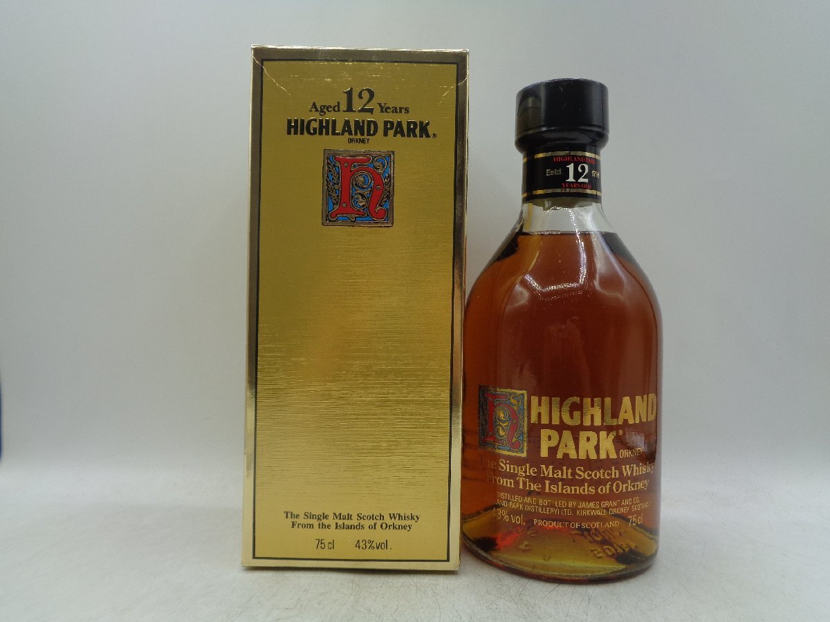 同梱OK商品】HIGHLAND PARK 12年 ORKNEY ハイランドパーク オークニー