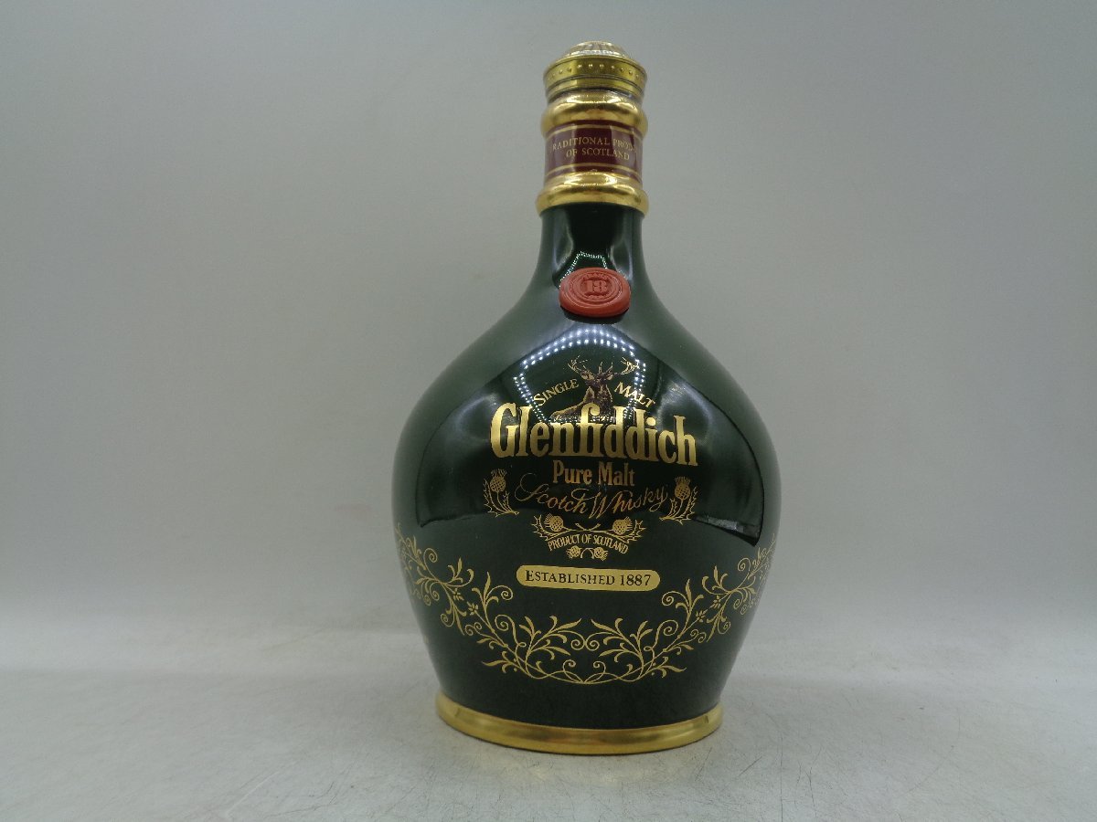 GLENFIDDICH 18年 グレンフィディック 緑 陶器ボトル シングル モルト