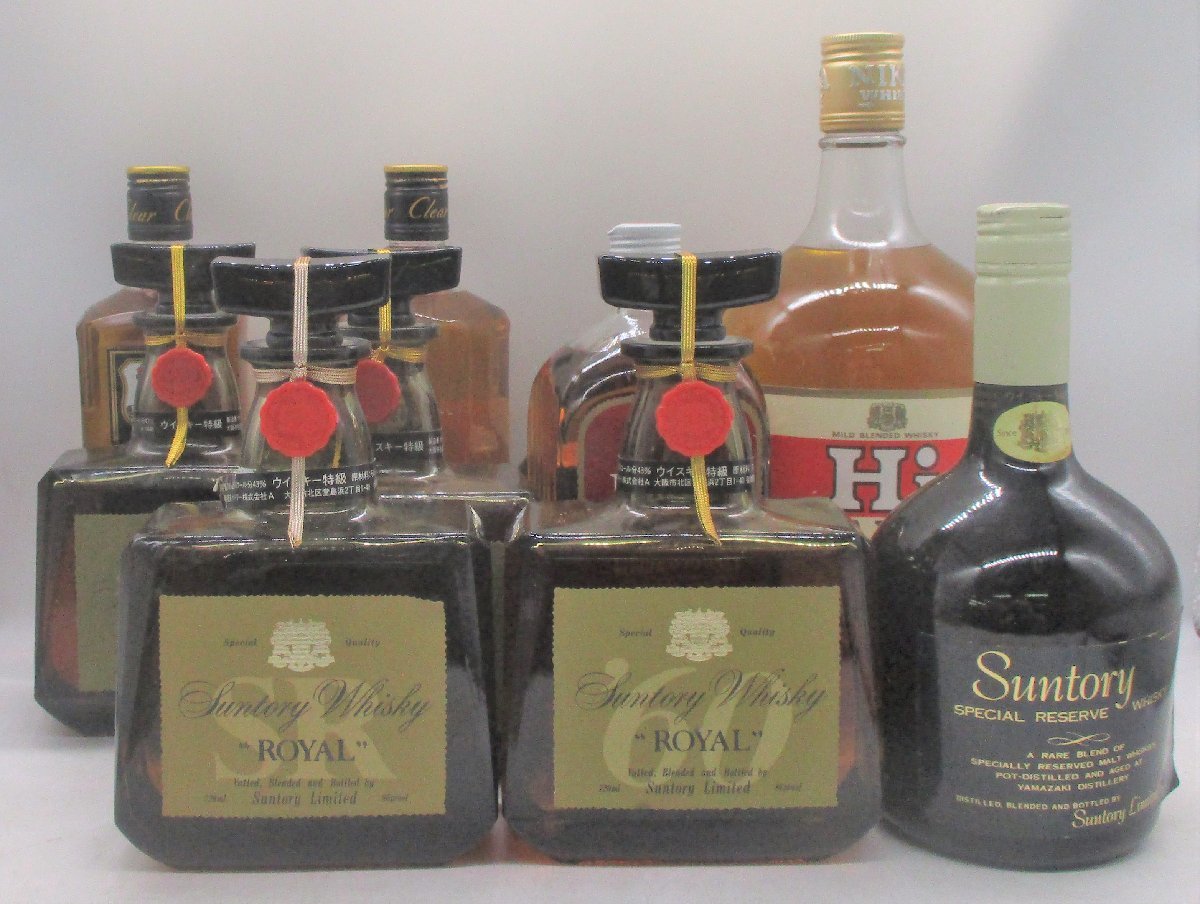 ウイスキー 10本セット サントリー ローヤル リザーブ 等 古酒 H5