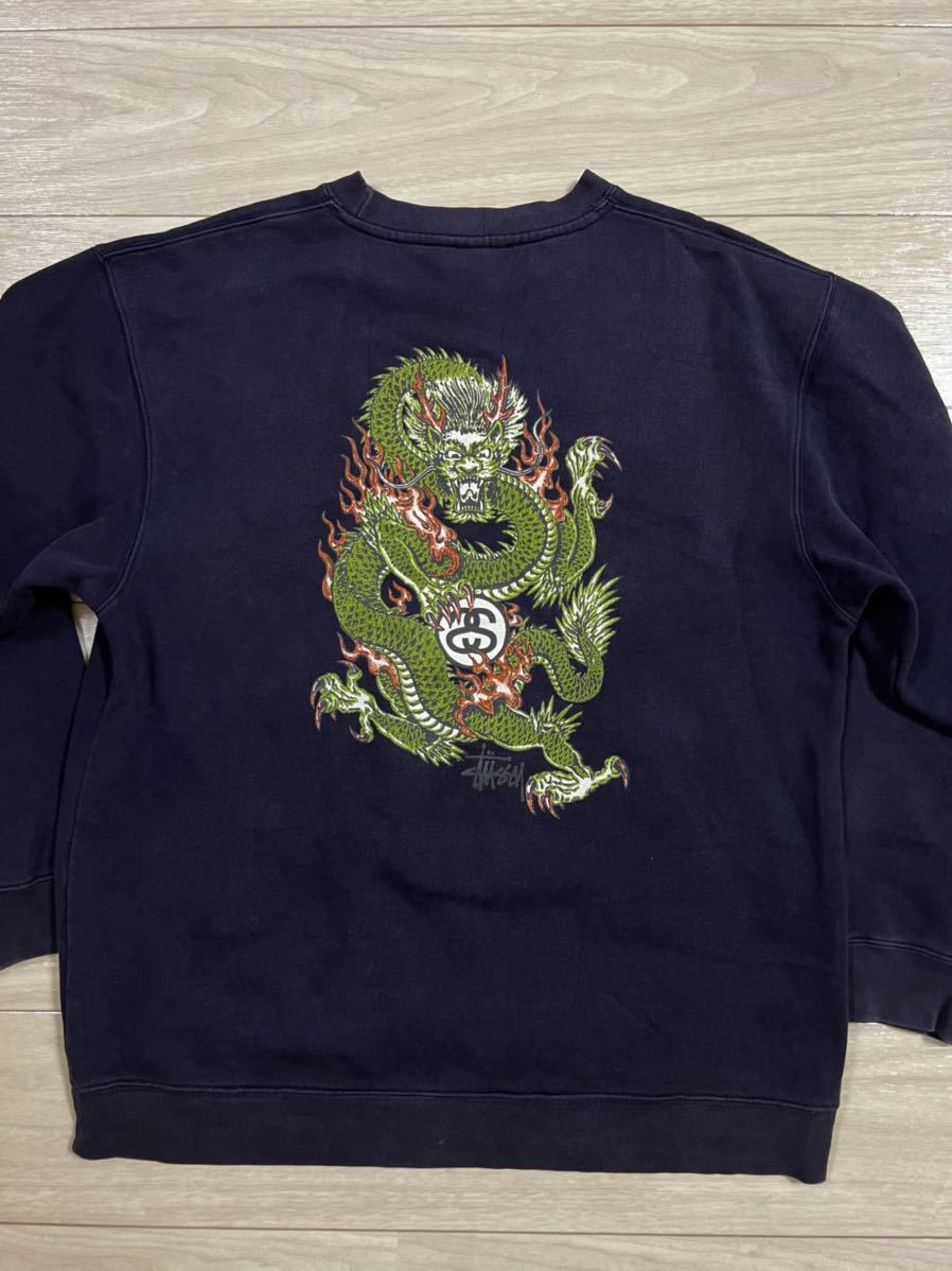 激レア スペシャル 90's 初期OLD STUSSY 紺タグ USA製 ドラゴン