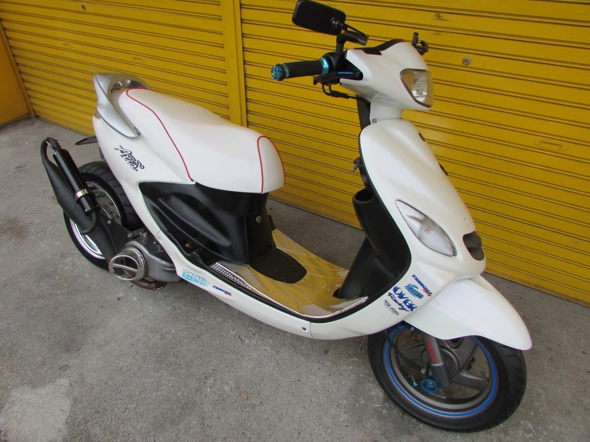 ○中古 ヤマハ YAMAHA グランドアクシス100 カスタム ロンホイ 太足