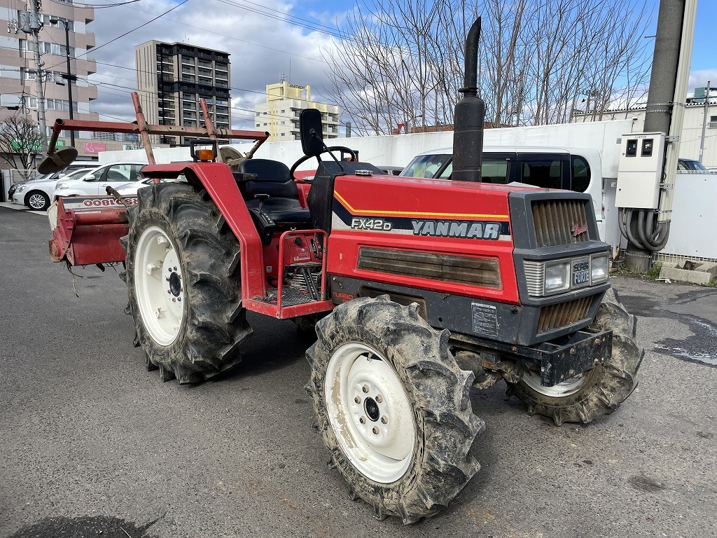 Yahoo!オークション - 福島県発 ヤンマー トラクター FX42D 4WD Yahoo!オークション - 福島県発 ヤンマー トラクター FX42D 4WD