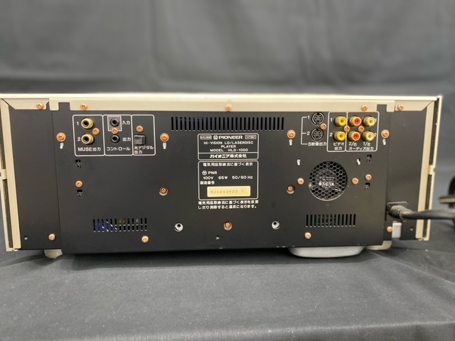 Pioneer パイオニア HLD-1000 LDプレーヤー MUSEハイビジョンLD