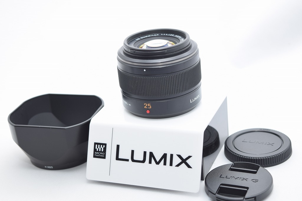 良品☆Panasonic パナソニック LEICA DG SUMMILUX 25mm F1.4 ASPH. H