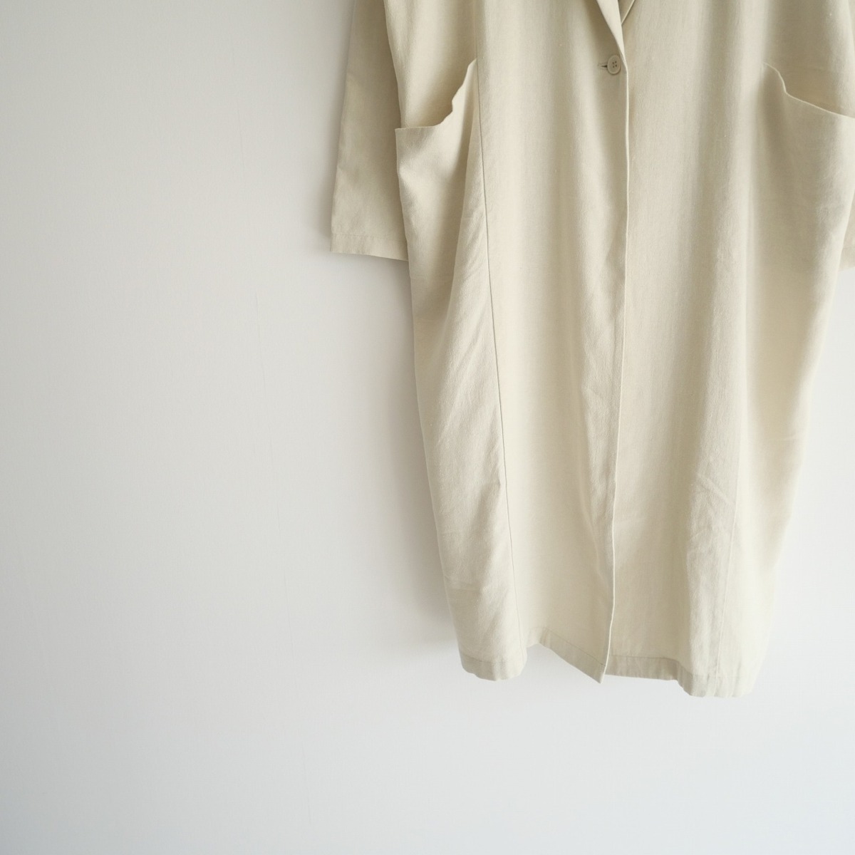 2020 / evam eva エヴァムエヴァ / silk linen jacket スリットリネンジャケット / 2202-1537_画像3