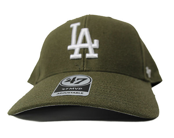 ’47 (フォーティセブン) FORTYSEVEN ドジャース (ロサンゼルス) キャップ 帽子 Dodgers ’47 MVP Sandalwood メジャーリーグ MLB_画像2