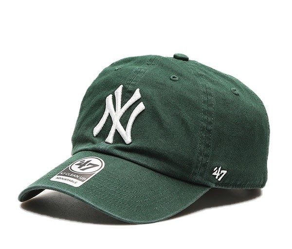 ’47 (フォーティセブン) FORTYSEVEN ヤンキース (ニューヨーク) キャップ Yankees ’47 CLEAN UP Dark Green メジャーリーグ_画像1